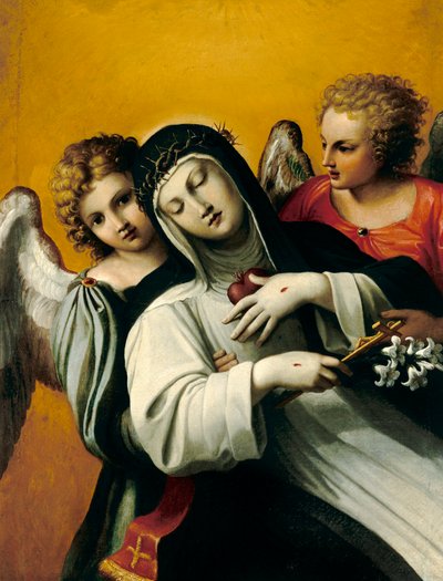 The Ecstasy of St. Catherine of Siena by Agostino Carracci